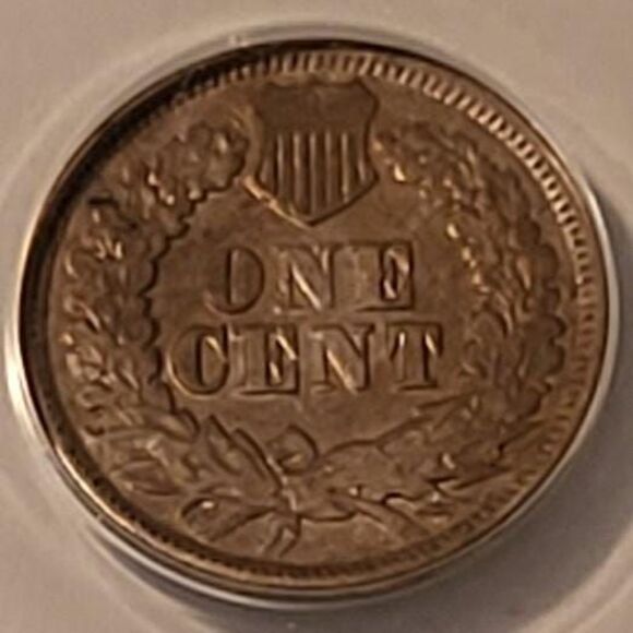 1862 Indian Head Cent S-3 XF45 ANACS - Picture 4 of 4